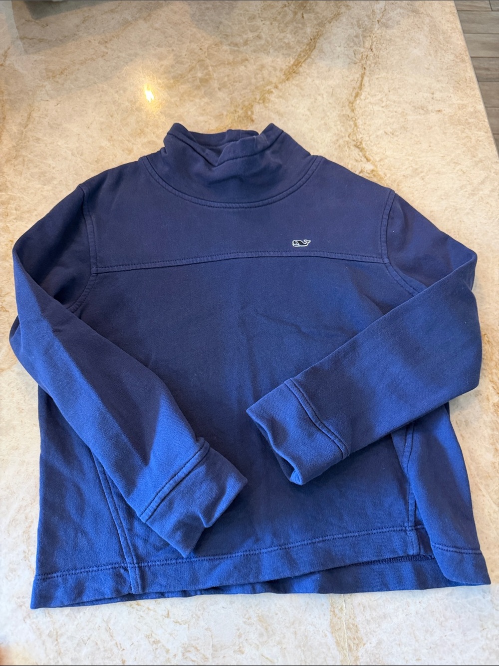 Vineyard Vines kids Navy Blue Turtleneck Pullover